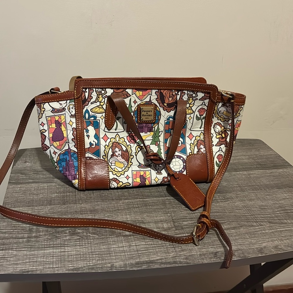 Disney Dooney and Bourke used crossbody Beauty and The Beast